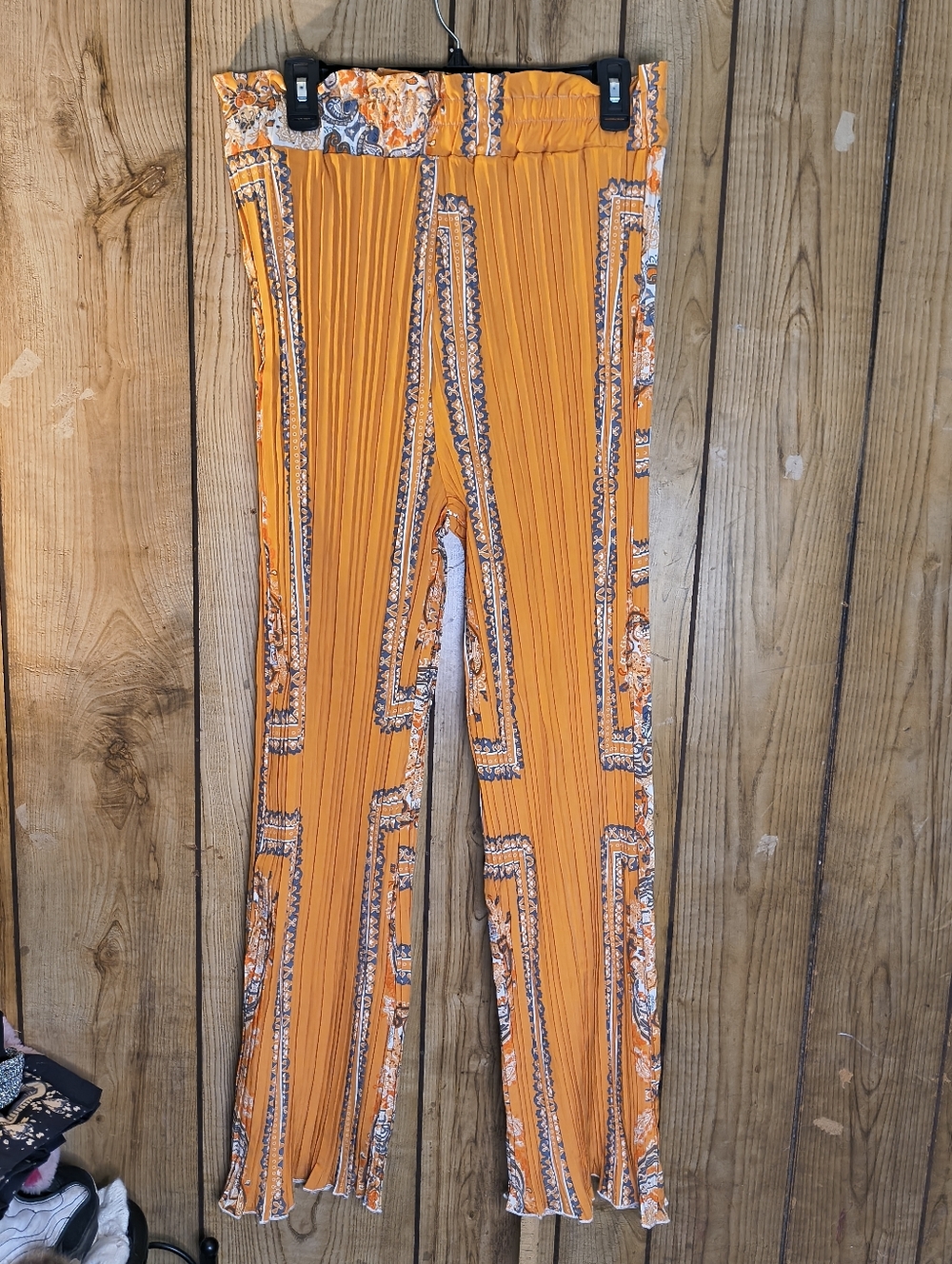 Mustang Yellow High Waisted Pants